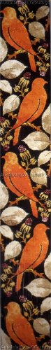 RARE CFA VOYSEY REPRODUCTION CROSS STITCH BELLPULL KIT BIRDS & BERRY BRANCHES