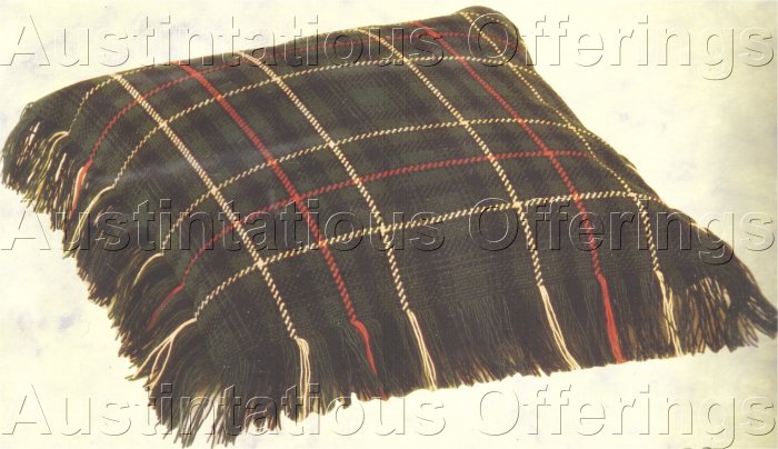 SCOTTISH CLAN LUXURIOUS WORSTED WOOLS COUNTED NEEDLEPOINT PILLOW KIT FAMILY MACKENZIE TARTAN