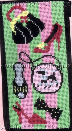Presassembled Eyeglass/cell phone case shoes and purses needlepoint