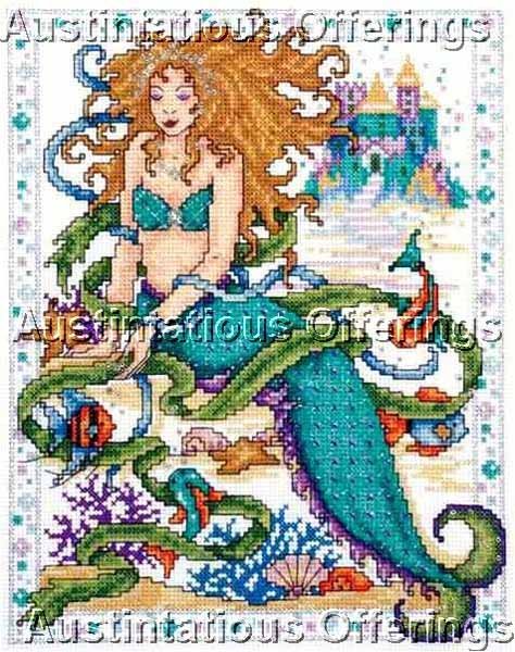 JOAN ELLIOTT MAGICAL MERMAID COUNTED CROSS STITCH KIT SIREN OF THE SEA