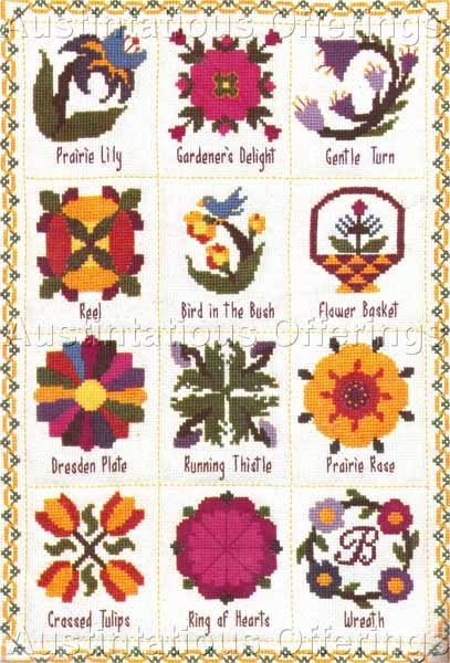 Rare Phyllis Baldridge Quilt Collector Cross Stitch Kit Nostalgic Quilts Sampler