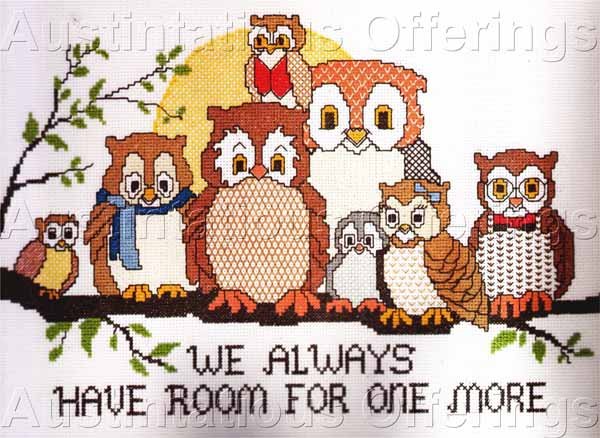 Eileen Violet Own Family Cross Stitch Kit Always Room for More Suitable for Beginning Stitcher