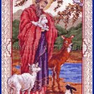 Rare Marie Barber Inspirational Cross Stitch Kit St Francis and the Animals