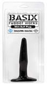 BASIX MINI BUTT PLUG - BLACK