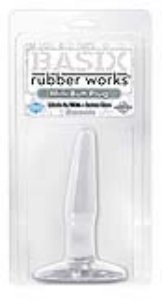 BASIX MINI BUTT PLUG - CLEAR