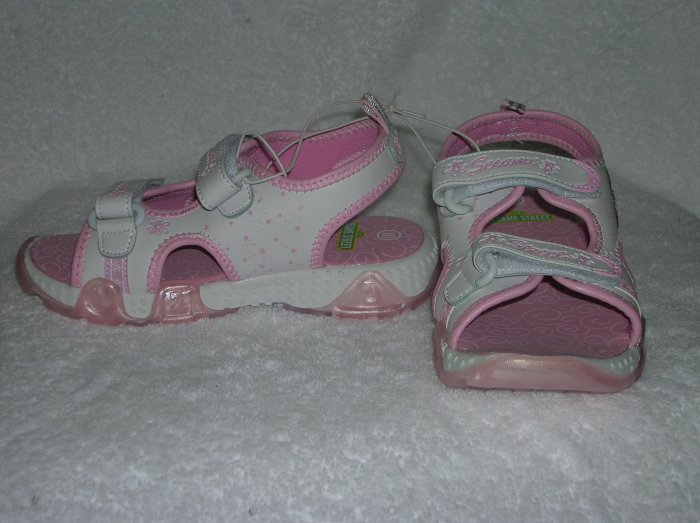 Sesame Street Zoe & Elmo Girl's Pink Sandals Size 10