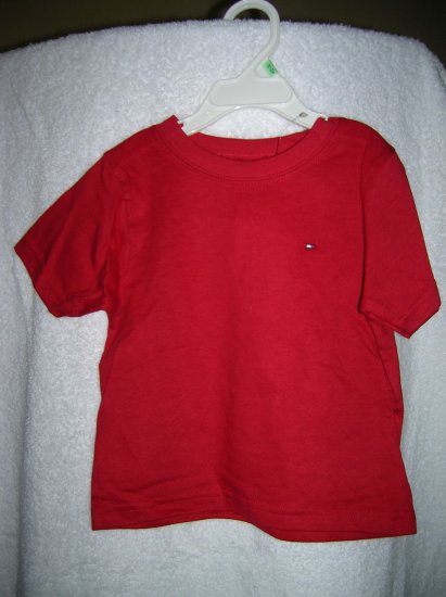 Tommy Hilfiger Boys S/S Nantucket Tee 12-24 Red