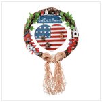 "GOD BLESS AMERICA'' WREATH 32345