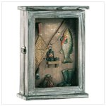 Fishing Shadowbox Key Cabinet 33175