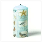 Coastline Scent Pillar Candle 36747