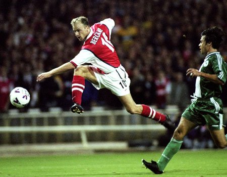 Dennis Bergkamp Signed Photo 11 x 8.5"