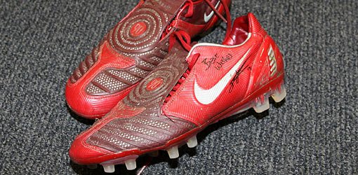 Jack Wilshere Signed Boots