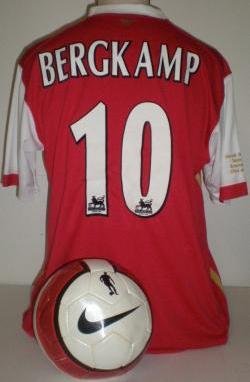Signed Dennis Berkgramp Testimonial Shirt