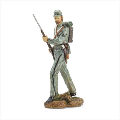 CONFEDERATE SOLDIER FIGURINE #37167
