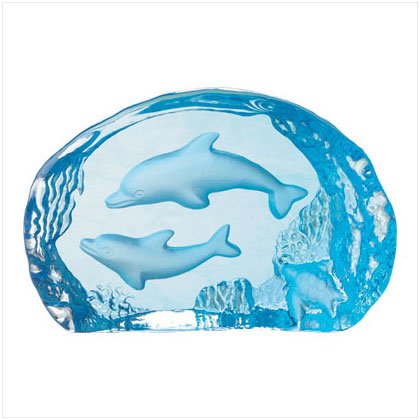 NEWBORN DOLPHIN PAPERWEIGHT # 30071