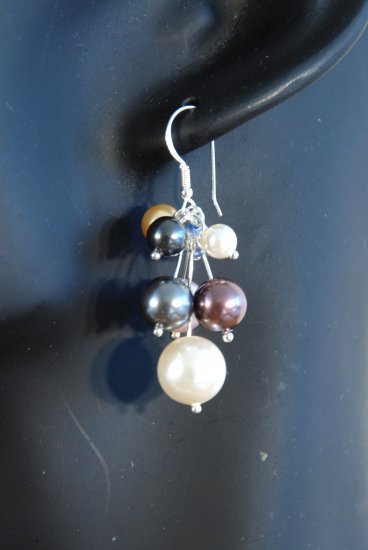 Designer fashion, bridal, prom crystal earrings jewelry, Swarovski Multiple Colours - EAR 0018