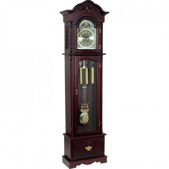 Edward Meyerâ„¢ Grandfather Clock with Beveled Glass