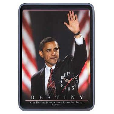 Barack Obama Wall Clock