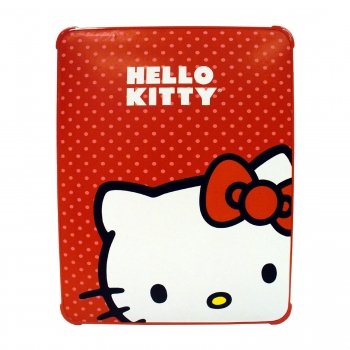 Hello Kitty KT4345R Polycarbonate Case for iPad- Red.