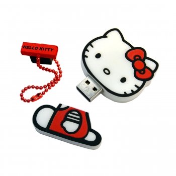Hello Kitty KT4031 2GB USB Flash Memory Drive.