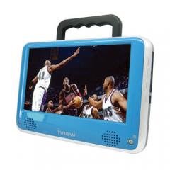 iView 7 Inch 700PTVBLU 12 Volt AC/DC Portable ATSC Digital LCD TV with AV in/out & FM Function Blue