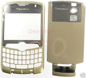 Alltel Gold RIM Blackberry Curve 8330 Full Housing Case
