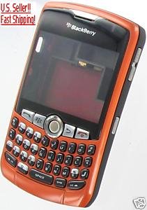 Orange Complete Housing Case RIM BlackBerry 8330 Curve