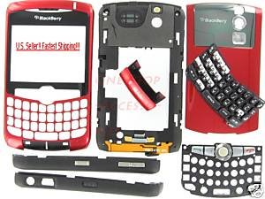 Red T-Mobile RIM BlackBerry OEM 8320 Curve Full Housing Case