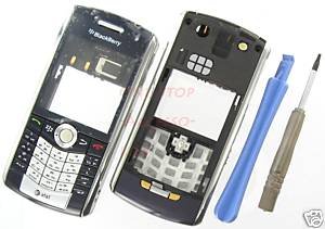 Blue AT&T BlackBerry 8120 8110 Pearl Full Housing Case