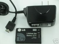 OEM LG AX275 AX380 AX 275 380 WAVE BATTERY+Wall Charger