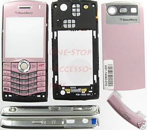 Pink Verizon OEM BlackBerry 8130 Pearl Full Complete Housing Case US