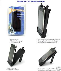 HOLSTER+BATTERY+CHARGING DOCK DESKTOP CRADLE FOR IPHONE