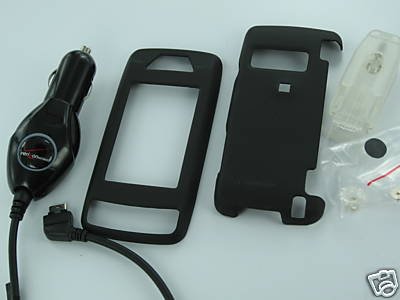 Verizon OEM Car Charger+Snap-On Case For LG VX10000 Voyager