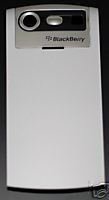 Rim Blackberry Pearl 8130 8120 8110 OEM Battery Door Cover Silver