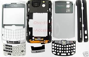 OEM AT&T ATT RIM BlackBerry 8300 8310 Curve Full Housing USA Silver