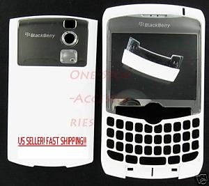 Blackberry Curve 8300 8310 8320 Full Housing Case White