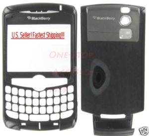 RIM Blackberry Curve 8300 8310 8320 Full Housing Case Black