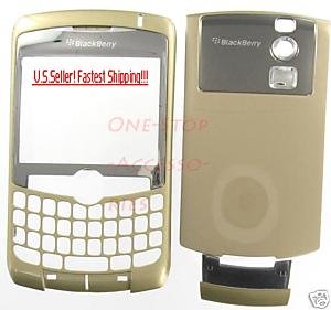 Gold Un-Branded RIM Blackberry Curve 8300 8310 8320 Housing Case