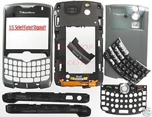 Sprint OEM BlackBerry 8330 Curve Complete Housing Titanium