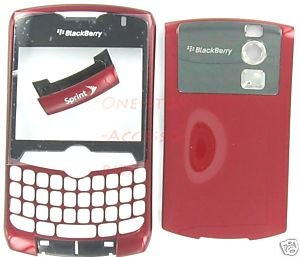 No-Logo Burgundy Original Blackberry Curve 8330 Housing Case