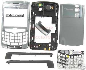 No Logo OEM RIM BlackBerry 8320 8310 8300 Curve Full Housing Grey