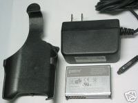 Palm Treo OEM Battery+Holster+AC Travel Charger 650 700 700p 700w 700wx