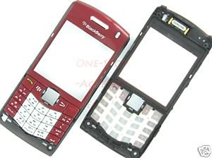 Original Blackberry Pearl 8110 8120 Faceplate+Keypad Red