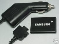 Samsung OEM Battery +Auto Car DC Charger A580 A640 A420 M500 A645 T719 AB553446BA