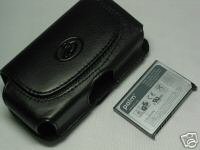 Palm Treo OEM Battery+Leather Case Pouch 680 750 750v 750p