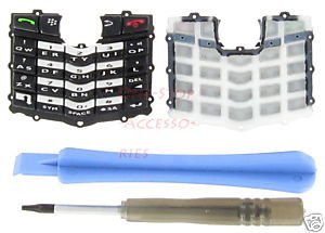 New Black OEM Original RIM Blackberry 8100 Pearl Keypad+T6 Tool kit