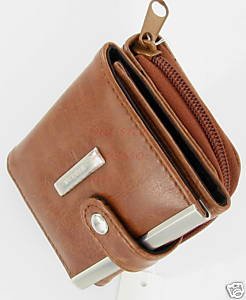 Women's Leather Wallet Purse Credit Card Coin Holder Brown