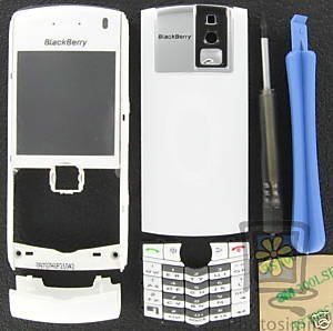 No-Logo UnBrand Universal OEM RIM BlackBerry 8100 Pearl White Housing
