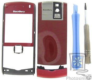 No-Logo UnBrand Original RIM BlackBerry GSM 8100 Pearl Red Housing