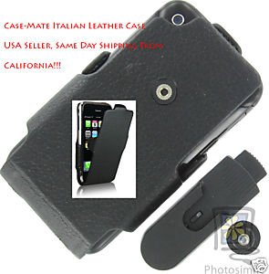 Italian Fine Leather Case Mate For Apple iphone 1st Gen 4gb 8gb